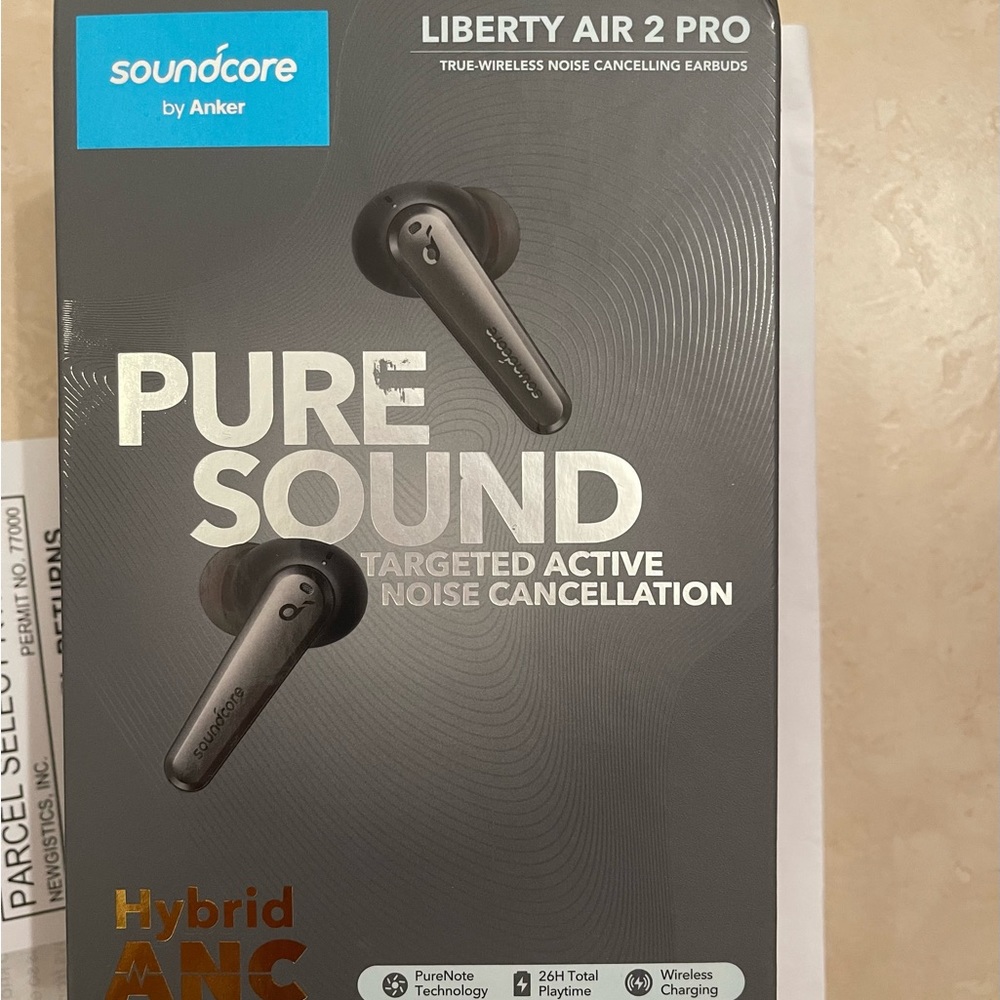 NEW Soundcore Anker Liberty Air 2 Pro, Black